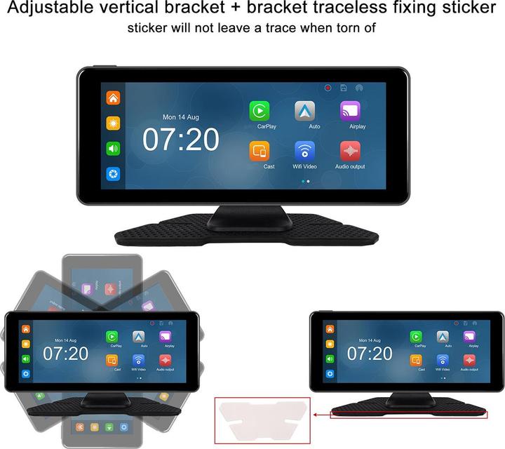 Produktbild Avizar 6,86" 4K CarPlay Rückfahrkamera Display