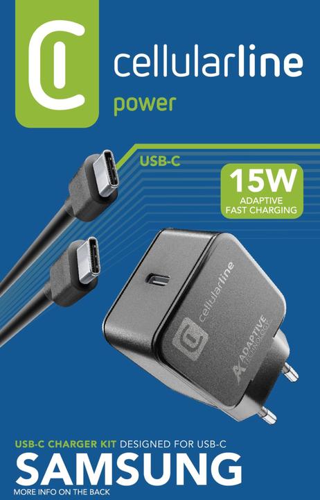 Produktbild Cellularline USB-C Charger Kit 15W (15.03 W)