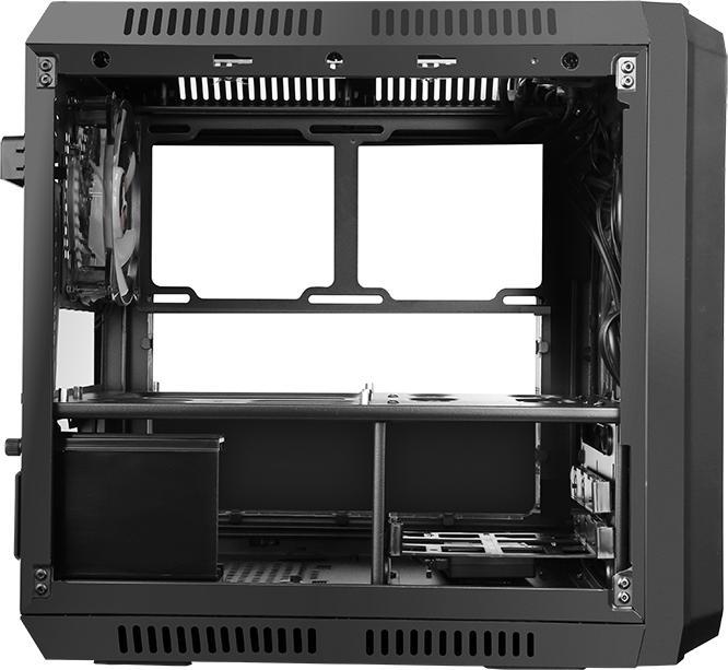 Actual product image Itek Boitier Cube Micro ATX QBO 8 Evo RGB avec fenêtre (Noir) (mATX, Mini-ATX)