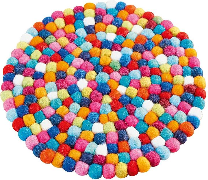 Image du produit No Name Dessous de verre rond multi 22cm (1 x, Dessous de poêle)