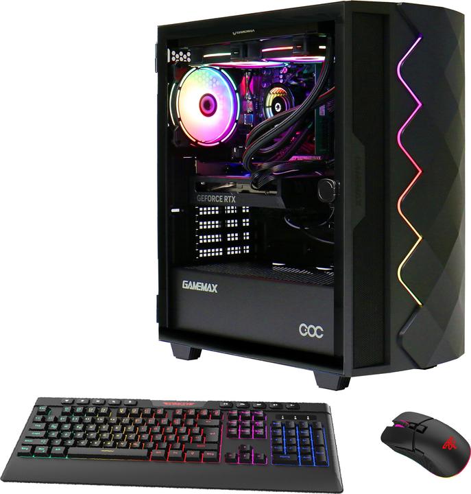 Produktbild Hyrican Gamemax Diamond BK 7321 R7-7700X 32GB/2TB SSD RTX4060 Win 11 (AMD Ryzen 7 7700X, 32 GB, 2000 GB, GeForce RTX 4060)
