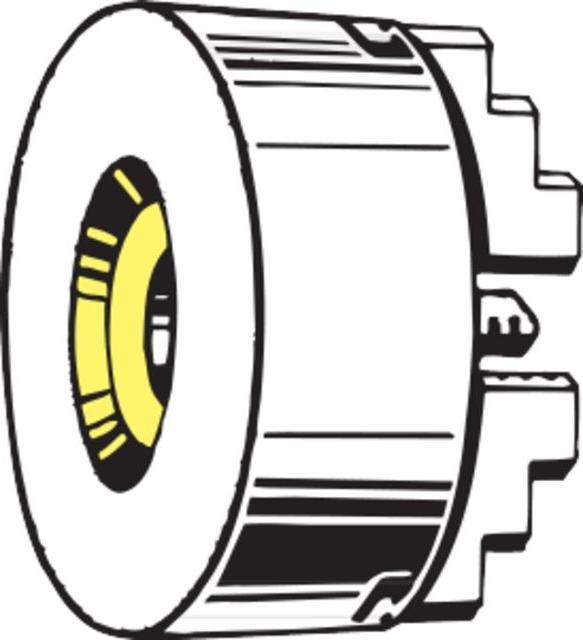 Actual product image Bison Combination four-jaw lathe chuck short taper DIN 702-3 (200 mm)