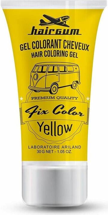 Hairgum FIX COLOR gel colorant #yellow 30 ml (Yellow)