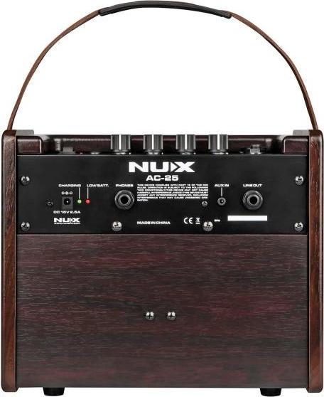 Produktbild NUX AC-25 Tragbarer Akustik-Gitarren-Verstärker (Gitarre, 25 W)