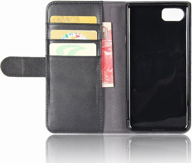 Actual product image MU Classic Mobile phone case made of genuine split leather (KEYone)