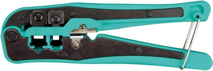 Produktbild Toolland CRIMPZANGE F?R WESTERNSTECKER 4P2C, 4P4C (RJ10), 6P4C (RJ11), 6P6C (RJ12), 8P8C (RJ45)
