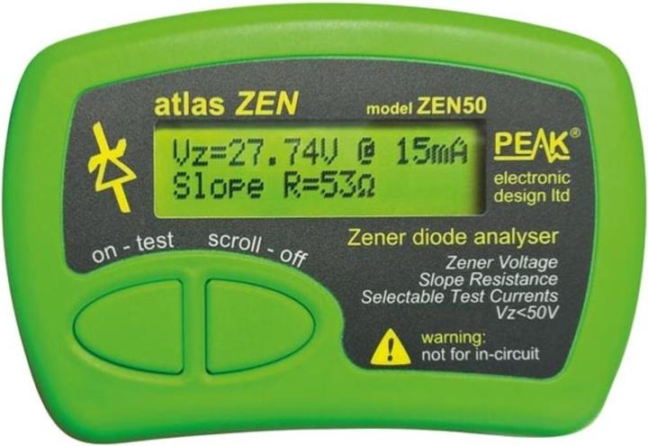 Actual product image Peak Ice Works ATLAS ZEN - ZENER DIODE ANALYSER (0 - 50 V)