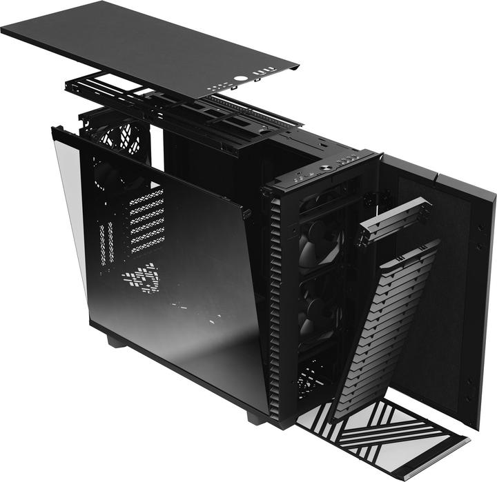 Image du produit Fractal Define 7 Black TGD (ATX, mATX, Mini-ITX, E-ATX)