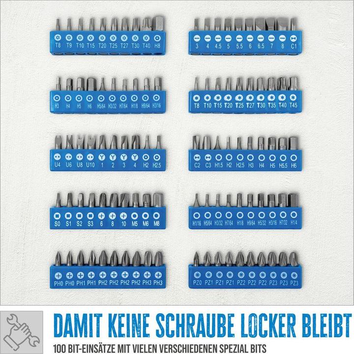 Produktbild Güde Steckschlüssel und Bitsatz GSB 130 (1/4")