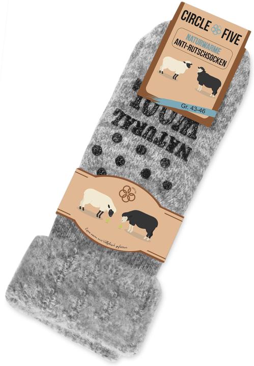 Image du produit Circle Five Chaussons d'hiver avec impression ABS - chaussettes en laine - 1503 (Une unité par pack, 39 - 42)