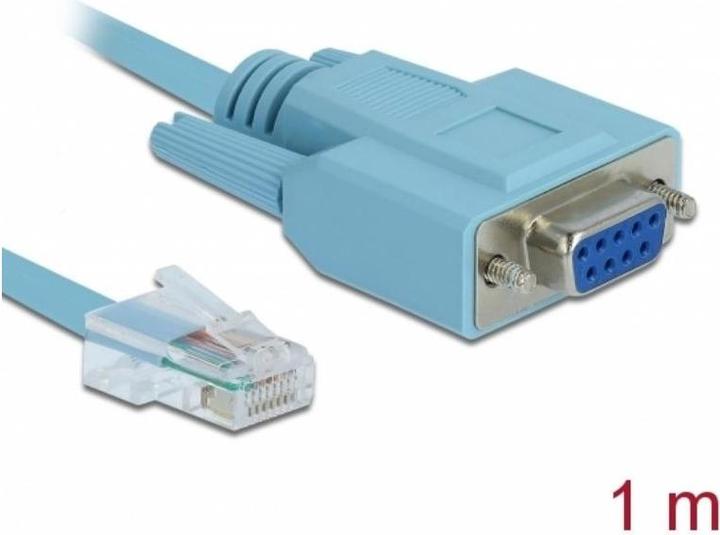 Actual product image Delock RS-232 to RJ-45 console cable (1 m, Flat ribbon cables)