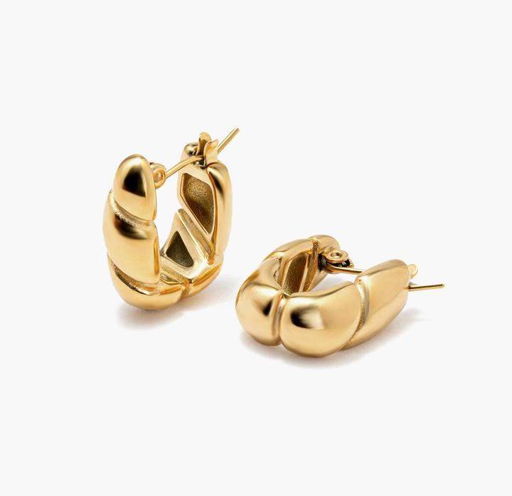 Image du produit Sensora Jewelry Boucles d'oreilles Flow Hoops (Acier inoxydable)
