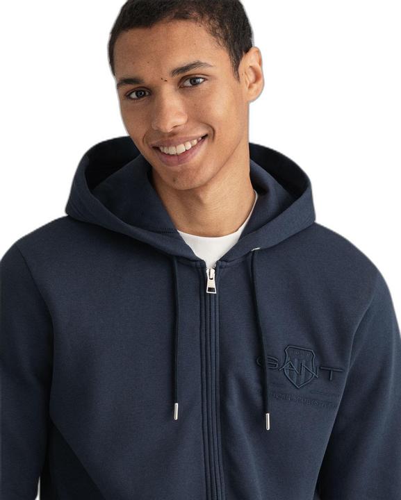 Produktbild GANT Regular Tonal Shield Full Zip Hoodie (L)