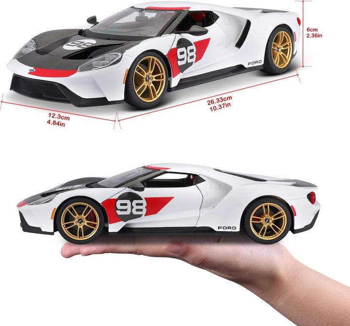 Immagine prodotto Maisto Ford GT 2021 patrimonio 1/18