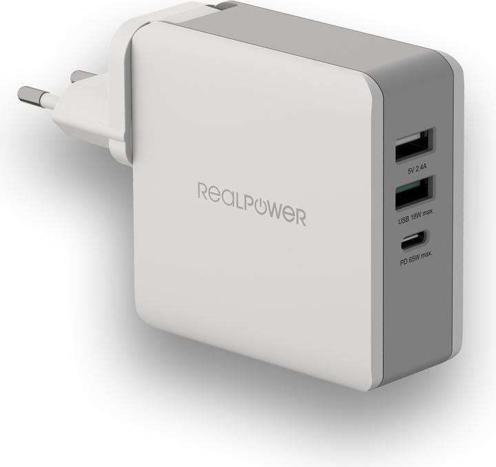 Actual product image RealPower DeskCharge-65 Travel (65 W)