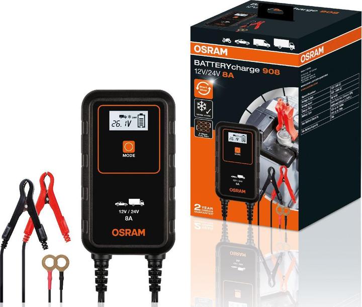 Immagine prodotto Osram 908 OEBCS908 (12V, 24V, 8 A)
