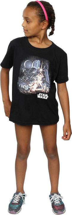 Immagine prodotto Star Wars Retro Montage Maglietta Ragazze (128)
