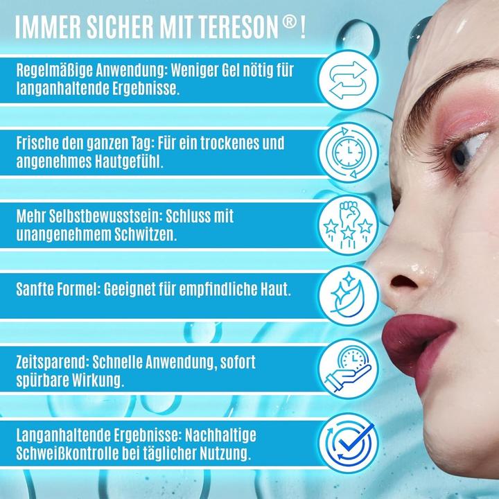 Image du produit Tereson Antitranspirant Gel, Bei Schwitzen im Gesicht, 50 ml (Crème, 50 ml)