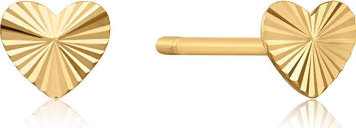 Ania Haie 14kt Gold Heart Ohrstecker (585er Gelbgold)