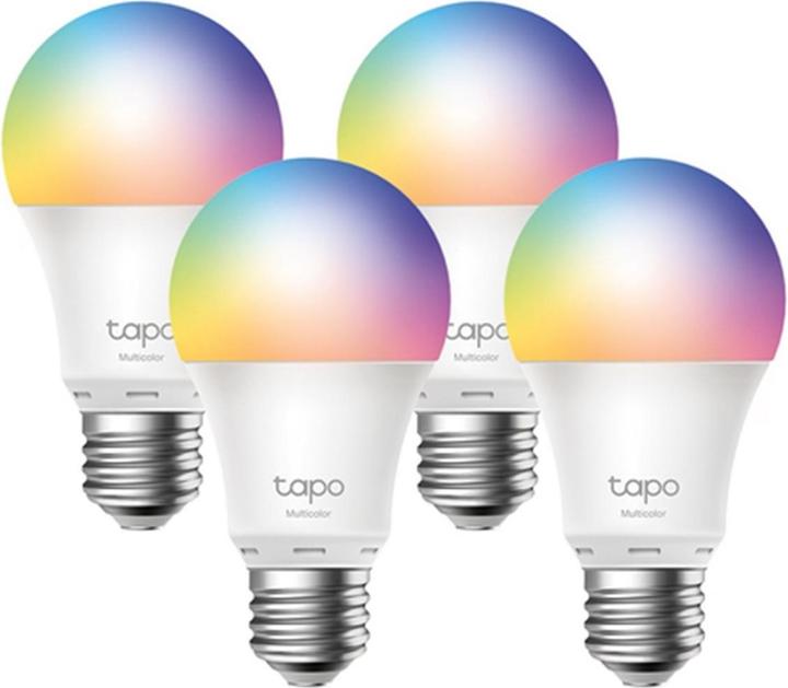 TP-Link Tapo L530E (confezione da 4) (E27, 8.70 W, 806 lm, 4 x, F)