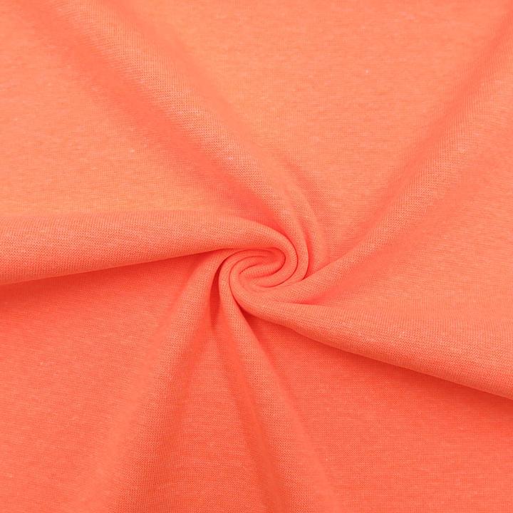 Image du produit Stoffrestposten Poignets à fines côtes - Orange fluo - quantité minimale de vente : 1 mètre