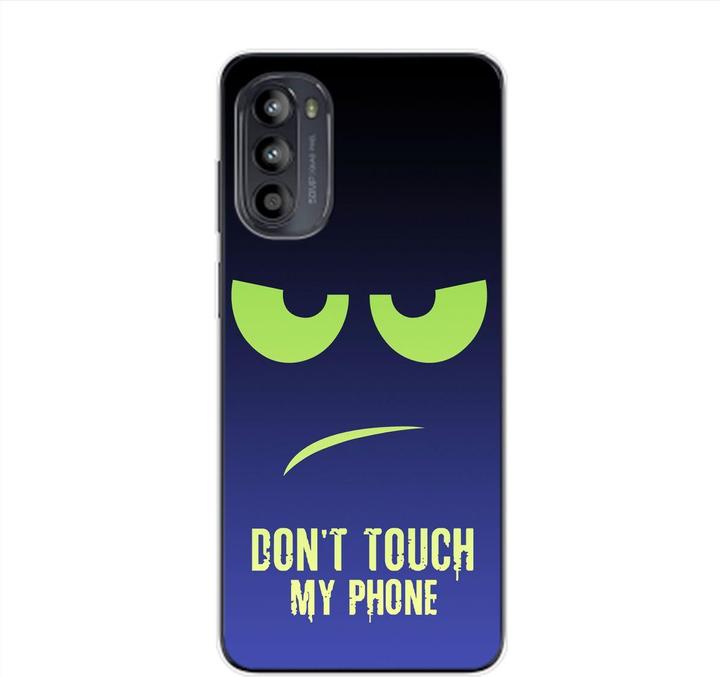 Dont Touch My Phone Grün Blau