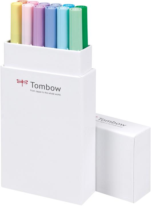 Actual product image Tombow ABT Dual Brush Pen (Pastel combination, 12 x)