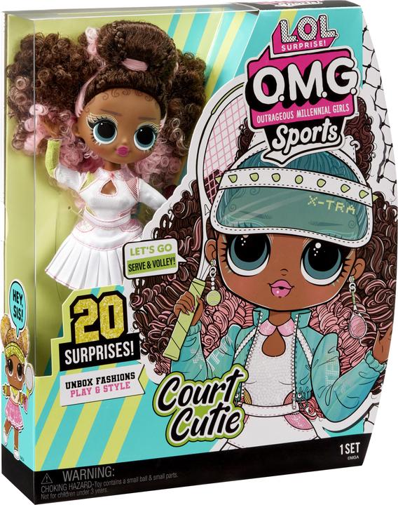 Actual product image MGA L.O.L. Surprise! OMG Sports Doll S3- Court Cutie