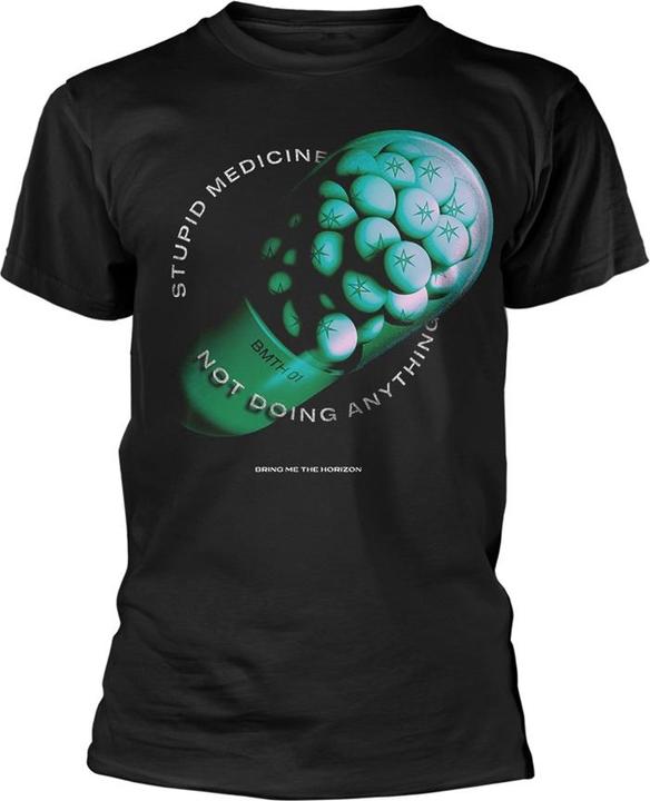 Bring Me The Horizon Stupid Medicine Männer T-Shirt schwarz S 100% Baumwolle Band-Merch, Bands (S)