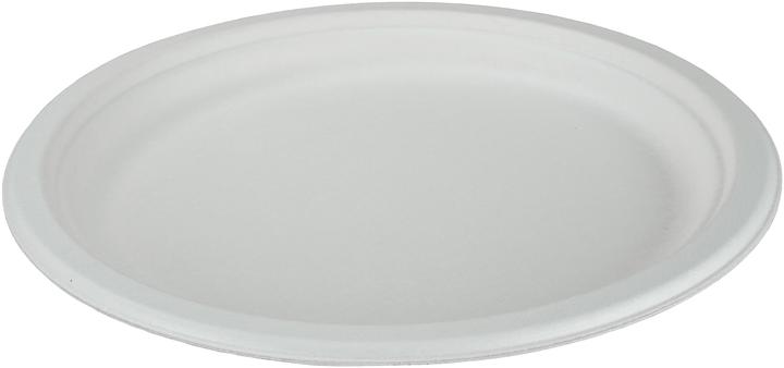 Produktbild Ejs Teller aus Bagasse 26cm 3142.2003 weiss 50 Stk. (50 x)