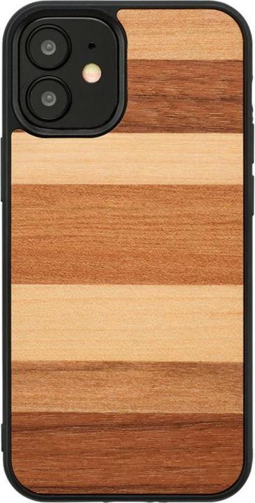 Actual product image Man.Wand &WOOD case for iPhone 12 mini sabbia juodas (Apple iPhone 12 mini)