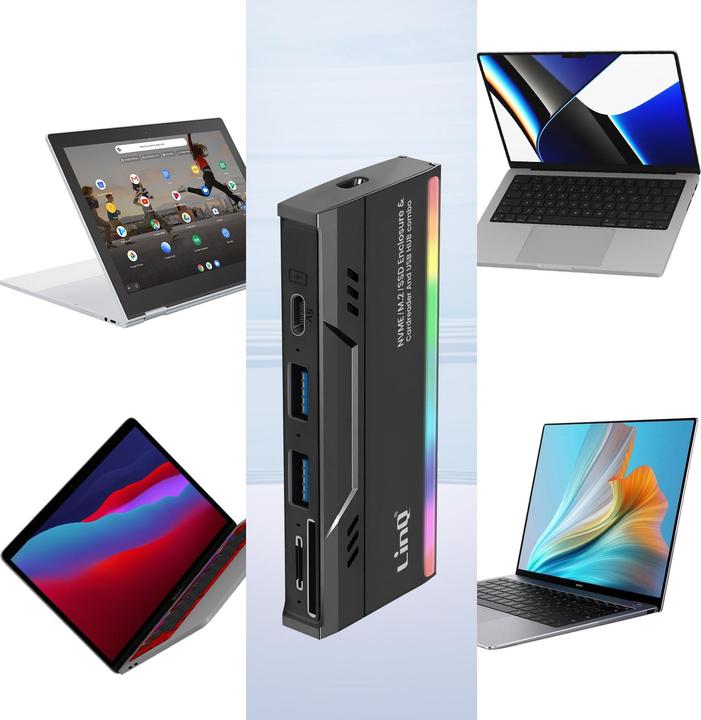 Actual product image LinQ USB hub (USB-C)
