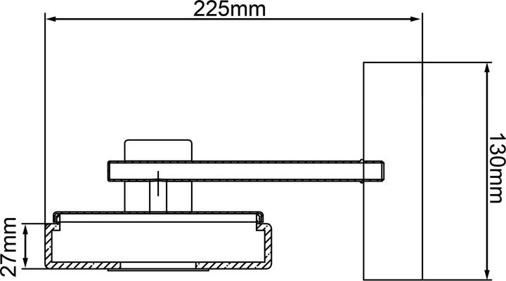 Actual product image Brilliant Seaham (730 lm, IP44)