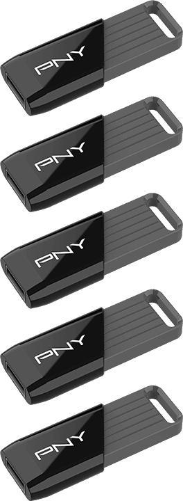Actual product image PNY ATTACH X USB 3.2 64GB PACK X5 (64 GB, USB-A)