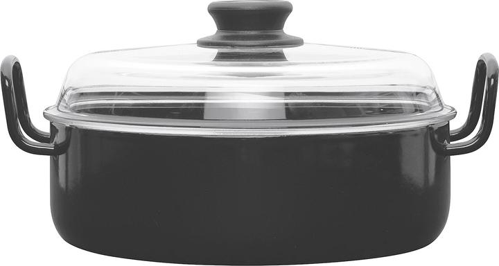 Riess Schmorpfanne 'Oma's' (24 cm, Bräter + Schmortopf, Stahl, Emaille)