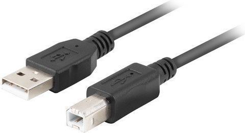 Immagine prodotto Lanberg CA-USBA-10CC-0005-BK Cavo USB 0 5 m 2.0 USB B Nero (1 m, USB 2.0)