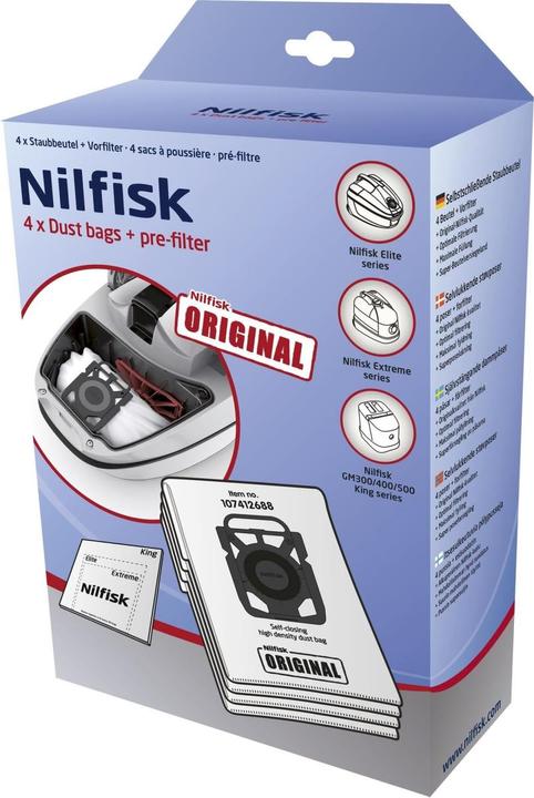 Nilfisk Standard dust bag for Elite Extreme King (4 x)