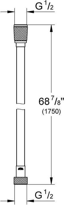 Actual product image Grohe Silverflex shower hose (175 cm)