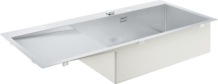 Image du produit Grohe K1000 Évier en acier inoxydable avec égouttoir (Éviers à poser, 50.50 cm, 114.50 cm)
