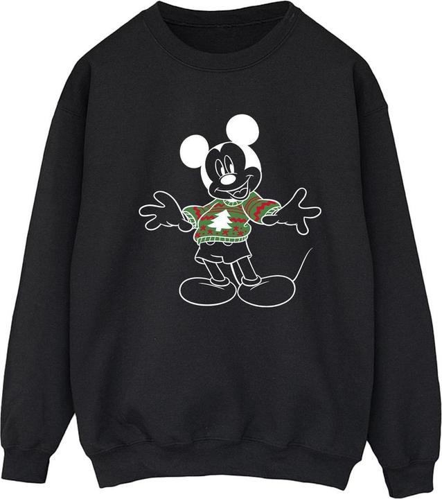 Disney Mickey Mouse Xmas Jumper Sweatshirt (L)