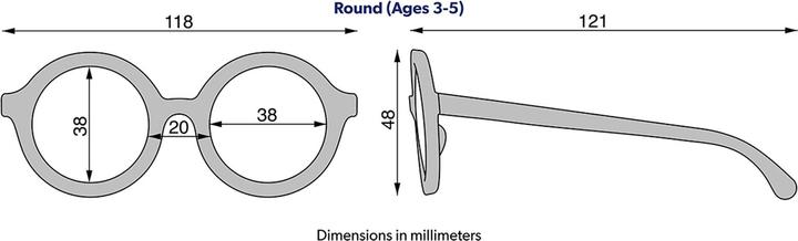 Actual product image Babiators Original Euro Round Into The Mist