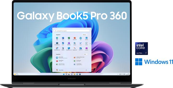 Immagine prodotto Samsung Galaxy Book5 Pro 360 (16", Intel Core Ultra 7 258V, 32 GB, 512 GB, DE)