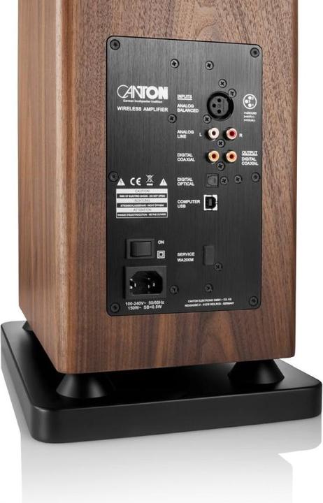Produktbild Canton Smart Townus 8 Wireless Aktiv-Lautsprecher Set *nussbaum* (1 Paar)
