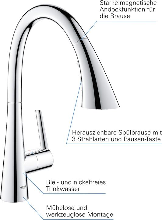 Produktbild Grohe Zedra Einhand-Spültischbatterie