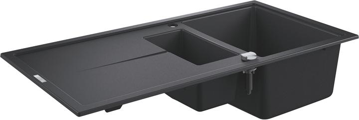 Grohe K400 Kompositspüle mit Abtropffläche (Aufsatzspülbecken, 50 cm, 100 cm)