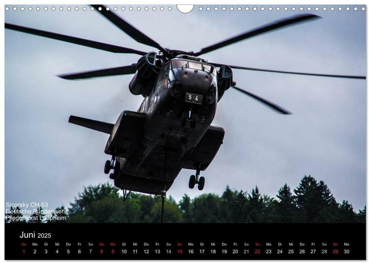 Image du produit Hubschrauber im Einsatz (Wandkalender 2025 DIN A3 quer), Monatskalender (A3, Allemand)