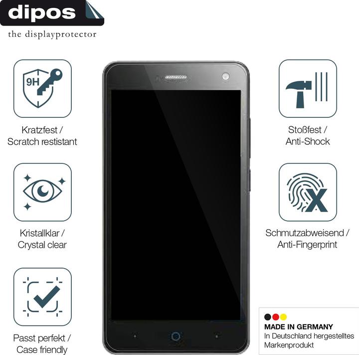 Produktbild Dipos Displayschutz Anti-Shock (1 Stück, ZTE Blade L3)