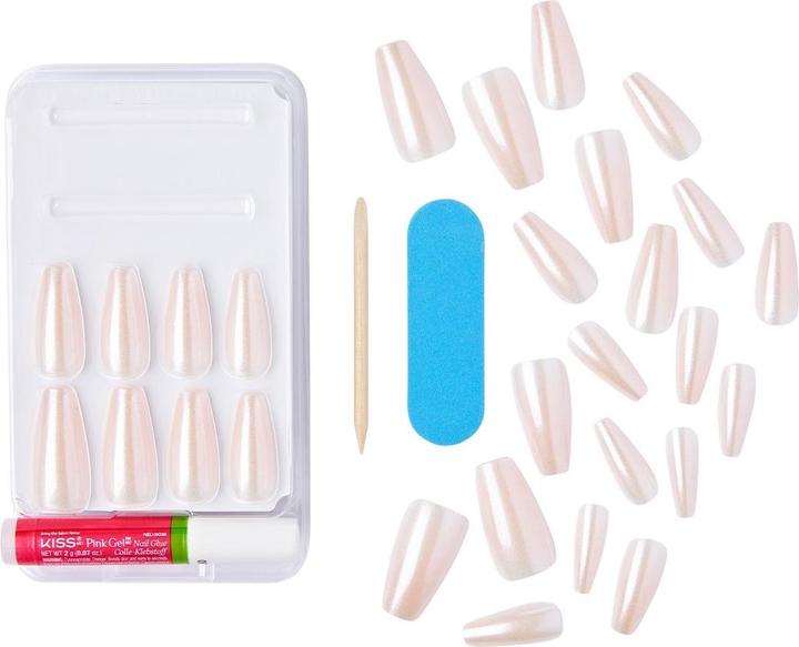 Immagine prodotto KISS Unghie - Ks Gel Sculpted Nails - Hold Me Closer (Unghie artificiali, Bianco sporco)