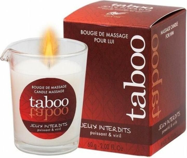 Actual product image Ruf Taboo Candle Massage Men Jeux Interdits Smell Lichen