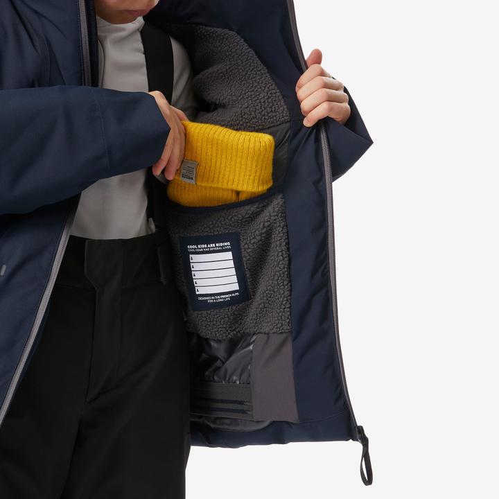 Produktbild Wedze Skijacke Kinder wattiert warm und wasserdicht - 500 blau (164)